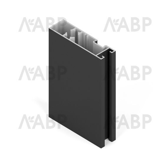 стеллаж/CRYSTAL профиль вертикальный передний L=5400 черный матовый / CR0919.VP540.BKSPC.CJ / 41049 / оптом и в розницу / мебельная фурнитура "ЛАВР"