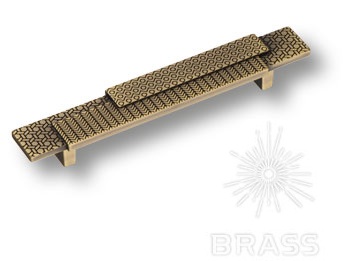 Ручка мебельная скоба 128мм бронза 15.089.128.04 Brass / 69992 / оптом и в розницу / мебельная фурнитура "ЛАВР"