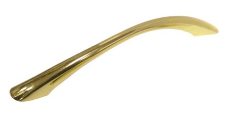 Ручка мебельная скоба 128мм золото RS032GP.3/128 Boyard / 719368 / оптом и в розницу / мебельная фурнитура "ЛАВР"