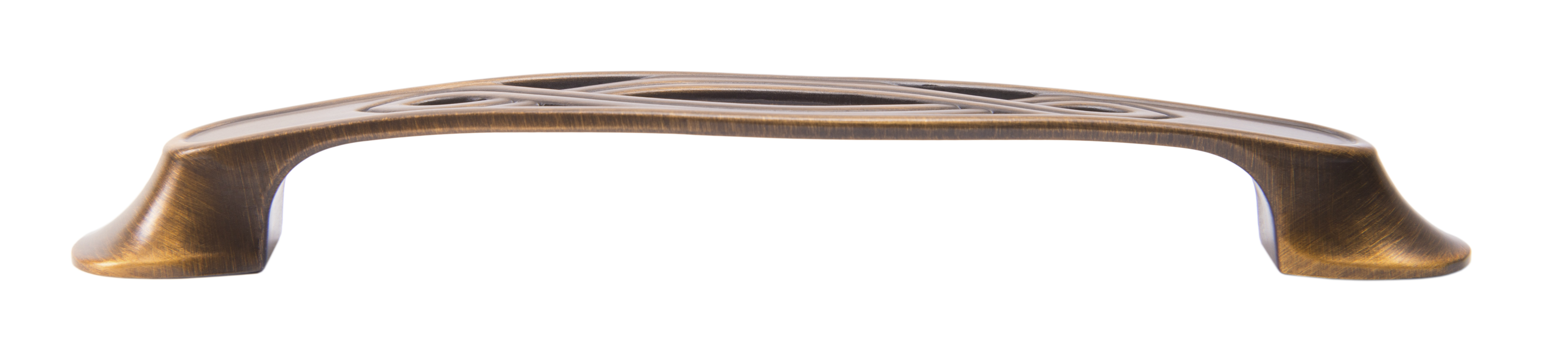Ручка мебельная скоба 128мм старинная бронза RS407BAB.4/128 Boyard / 719742-1 / оптом и в розницу / мебельная фурнитура "ЛАВР"