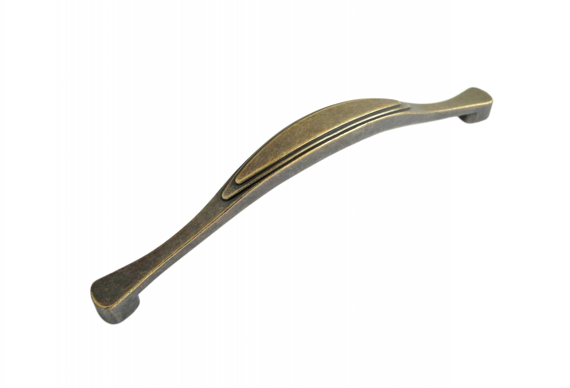 Ручка мебельная скоба 128мм старинная латунь (бронза) RS125AB.3/128 Boyard / 769036 / оптом и в розницу / мебельная фурнитура "ЛАВР"