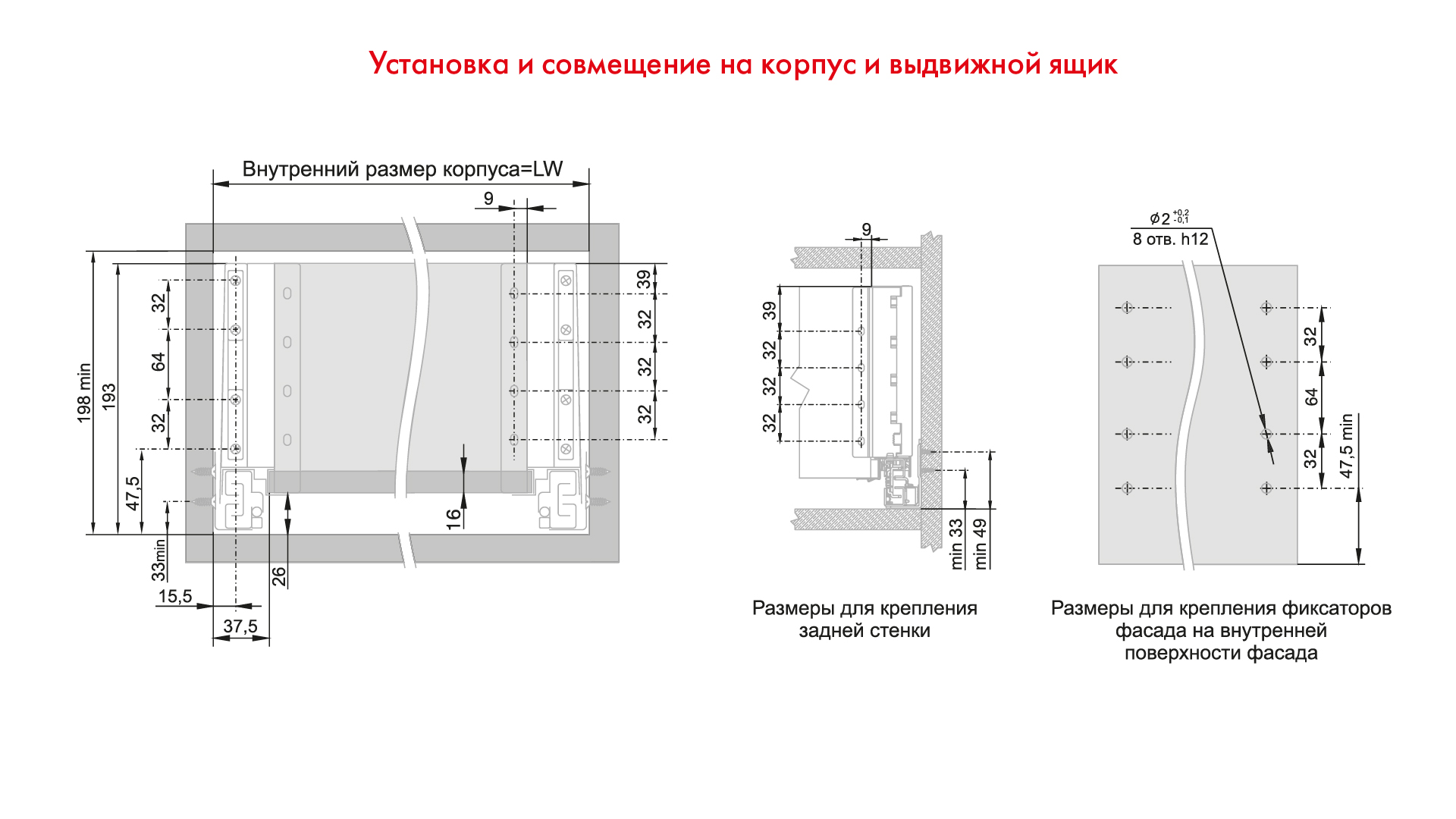 Ящики выдвижные металлические