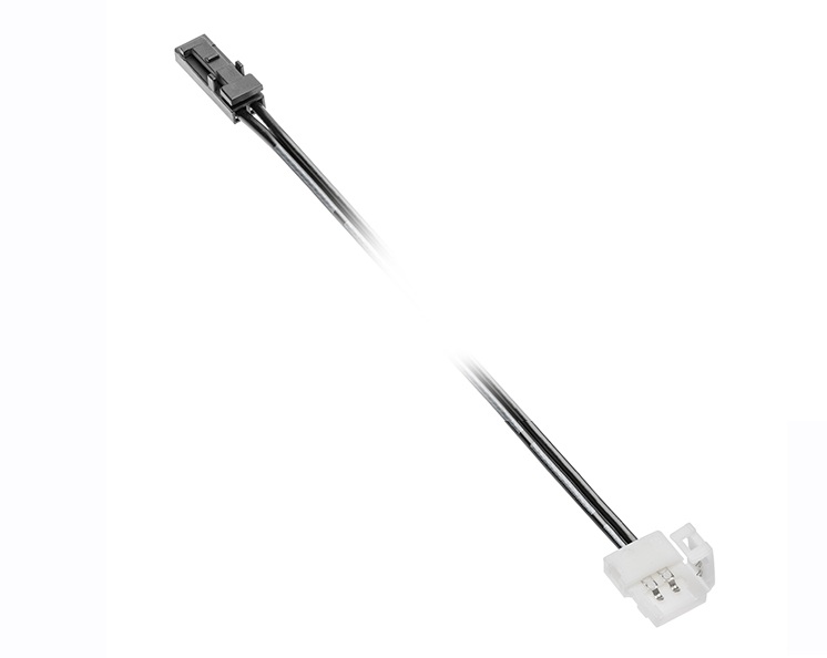 Коннектор для светодиодной ленты с проводом 2000мм и разъемом mini AMP LD-ZTL8MMAMP-02N600 GTV / 33203 / оптом и в розницу / мебельная фурнитура "ЛАВР"