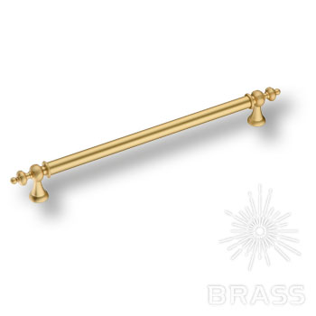 Brass 1670-61-224-052 ручка рейлинг модерн, матовое золото 224 мм / 39275 / оптом и в розницу / мебельная фурнитура "ЛАВР"