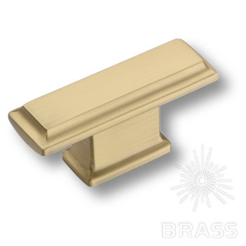 Ручка мебельная кнопка матовое золото 4104 016MP35 Brass / 69849 / оптом и в розницу / мебельная фурнитура "ЛАВР"