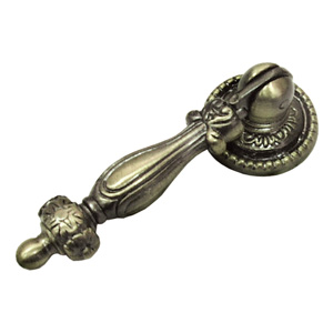 Ручка мебельная кнопка капля старинная латунь (бронза) RC024AB.3 Boyard / 719381 / оптом и в розницу / мебельная фурнитура "ЛАВР"