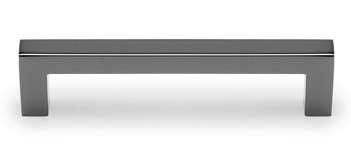 Ручка мебельная скоба 128мм никель черный FS701-128 ТDM / 19918 / оптом и в розницу / мебельная фурнитура "ЛАВР"