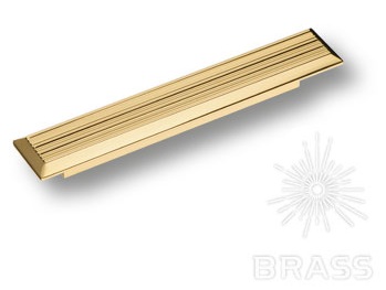 Ручка мебельная скоба 128мм золото 9012 0128 GL Brass / 69997 / оптом и в розницу / мебельная фурнитура "ЛАВР"
