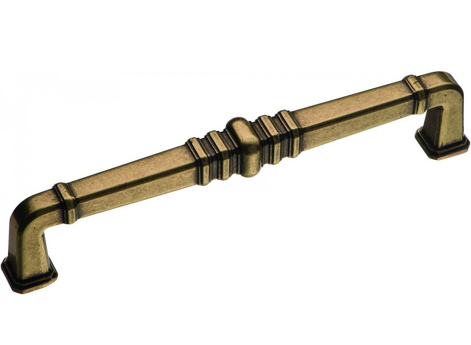 Ручка мебельная скоба 160мм бронза античная KT 012.160.12 Brass / 69316 / оптом и в розницу / мебельная фурнитура "ЛАВР"