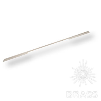 Brass 8630 0416 NB ручка скоба модерн, матовый никель 416 мм / 39393 / оптом и в розницу / мебельная фурнитура "ЛАВР"
