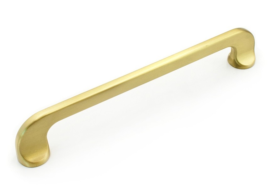 Ручка мебельная скоба Blade 160мм брашированное золото 11.4129.24 Metakor / 69143 / оптом и в розницу / мебельная фурнитура "ЛАВР"