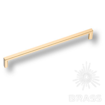 Brass 6763-200 ручка скоба модерн, матовое золото 192 мм / 69467 / оптом и в розницу / мебельная фурнитура "ЛАВР"