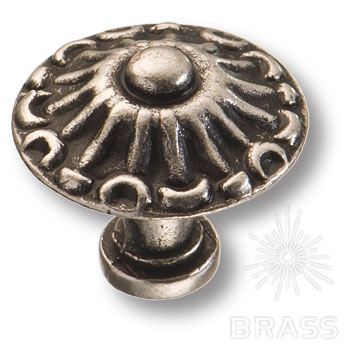 Brass 15.304.24 SWA 16 ручка кнопка эксклюзивная коллекция, старое серебро / 39222 / оптом и в розницу / мебельная фурнитура "ЛАВР"
