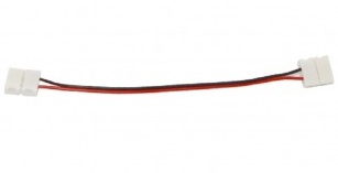 Коннектор для светодиодной ленты SMD3528 с проводом двусторонний / 33078 / оптом и в розницу / мебельная фурнитура "ЛАВР"