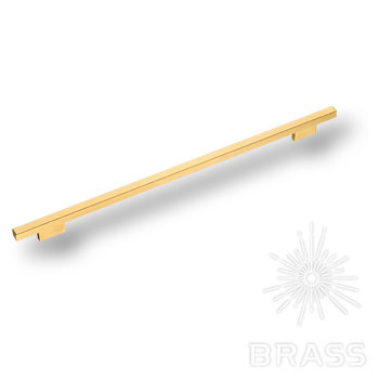 Brass7345 0480 BB-BB ручка 480мм модерн, матовое золото  / 69281 / оптом и в розницу / мебельная фурнитура "ЛАВР"