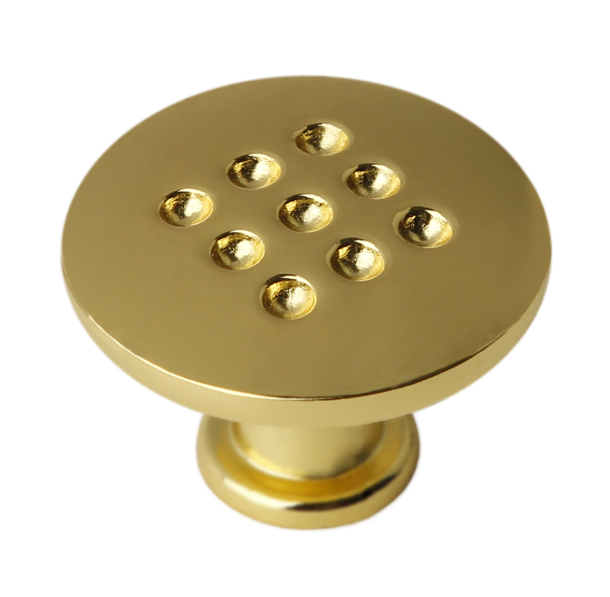 Ручка мебельная кнопка золото RC011GP.4 Boyard / 719342-2 / оптом и в розницу / мебельная фурнитура "ЛАВР"