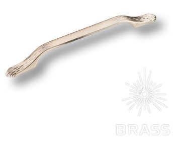 Ручка мебельная скоба 160мм никель 942160MP08 Brass / 39102 / оптом и в розницу / мебельная фурнитура "ЛАВР"