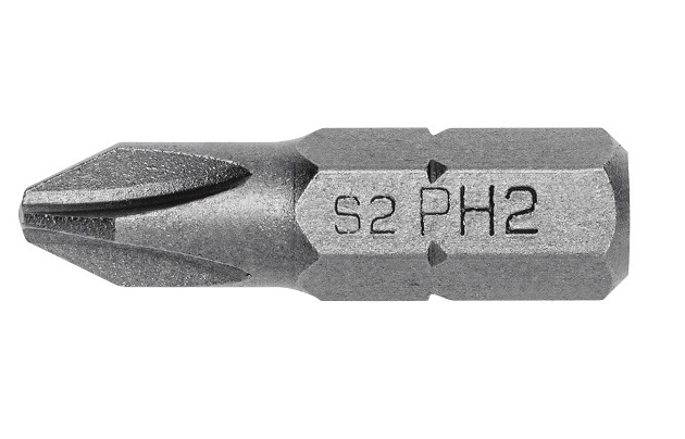 Набор бит PH2 25мм сталь S2 упаковка 10шт HT1S304 HOEGERT / 58183 / оптом и в розницу / мебельная фурнитура "ЛАВР"