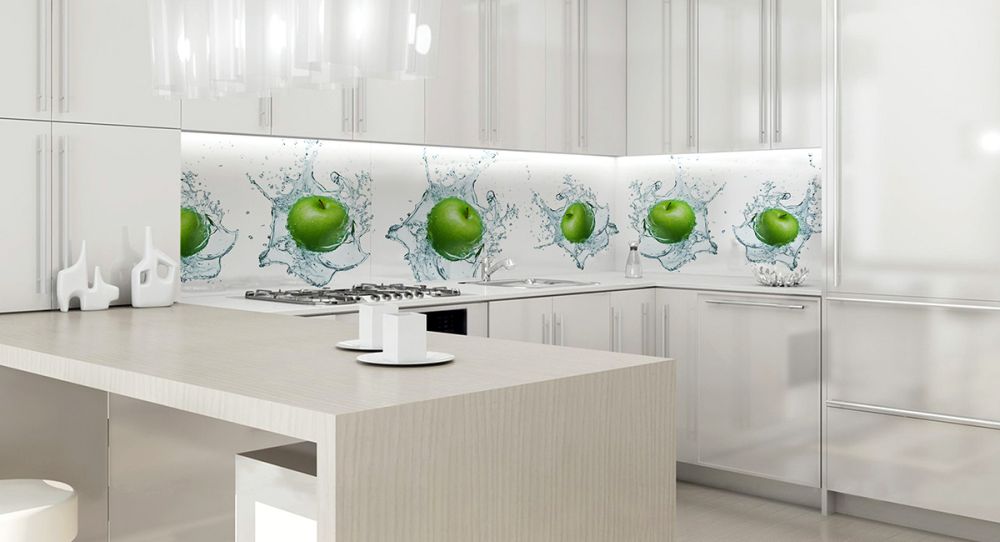 Стеновая декоративная панель 2800x610x6мм AF35 яблоневая свежесть / 76016 / оптом и в розницу / мебельная фурнитура "ЛАВР"