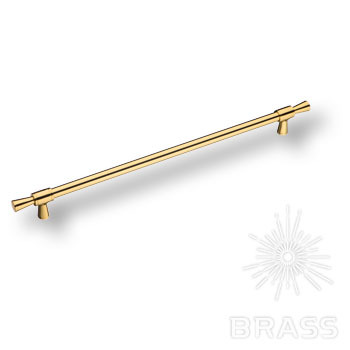 Ручка мебельная рейлинг 320мм золото 4690 0320 GL-GL Brass / 69797 / оптом и в розницу / мебельная фурнитура "ЛАВР"