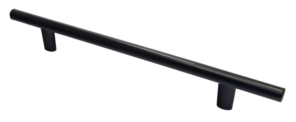 Ручка мебельная рейлинг AL2072 160мм черный матовый / 69623 / оптом и в розницу / мебельная фурнитура "ЛАВР"
