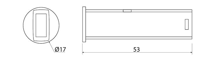 Выключатель бесконтактный трехфункциональный 24-48Вт 12В черный AE-WBCUNI-10DIM GTV / 33195 / оптом и в розницу / мебельная фурнитура "ЛАВР"