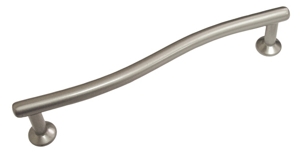 Ручка мебельная скоба 128мм сатиновый никель RS026SN.4/128 Boyard / 719384-1 / оптом и в розницу / мебельная фурнитура "ЛАВР"