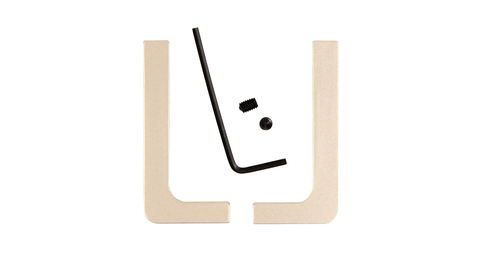 Комплект заглушек для Г-образного профиля Gola Balance золото матовое RZ051.01SG Boyard / 719996-15 / оптом и в розницу / мебельная фурнитура "ЛАВР"