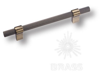 Ручка мебельная рейлинг 128мм бронза 8774 0128 ABM-ABM Brass / 39034 / оптом и в розницу / мебельная фурнитура "ЛАВР"