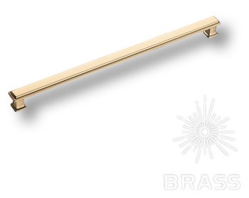 Ручка мебельная скоба 320мм золото 1104 320MP11 Brass / 69919 / оптом и в розницу / мебельная фурнитура "ЛАВР"