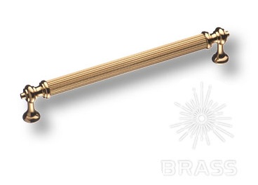 Ручка мебельная скоба 160мм золото 2512-003-160 Brass / 69817 / оптом и в розницу / мебельная фурнитура "ЛАВР"