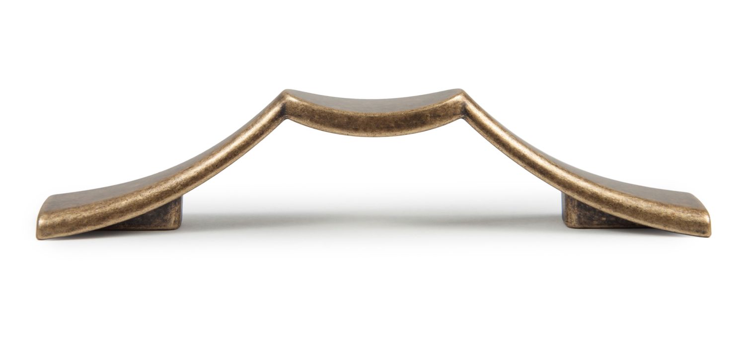 Ручка мебельная скоба 96мм старинная латунь (бронза) RS501MAB.1/96 Boyard / 769044 / оптом и в розницу / мебельная фурнитура "ЛАВР"