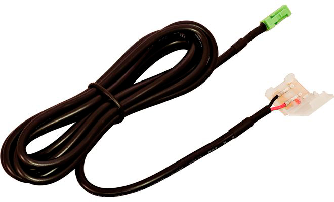 Соединительный кабель с коннектором для светодиодных лент LOOX 24В 2000мм черный 833.77.759 Hafele / 49657 / оптом и в розницу / мебельная фурнитура "ЛАВР"