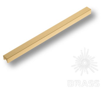 Ручка мебельная скоба 320мм матовое золото 1700 0320 BB Brass / 69941 / оптом и в розницу / мебельная фурнитура "ЛАВР"