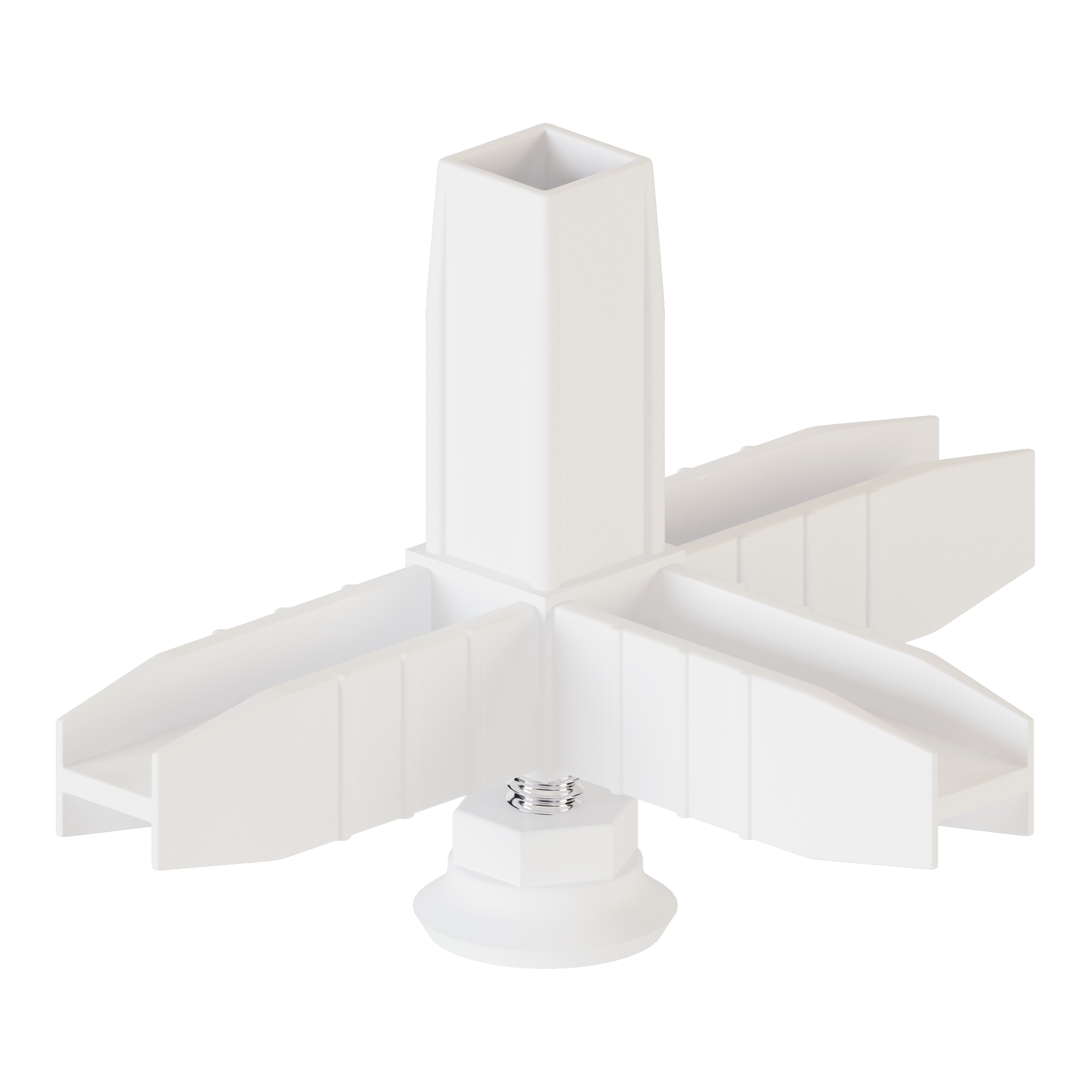 Купить ЛОФТ коннектор №4 с регулируемой опорой, белый | 78019 ...
