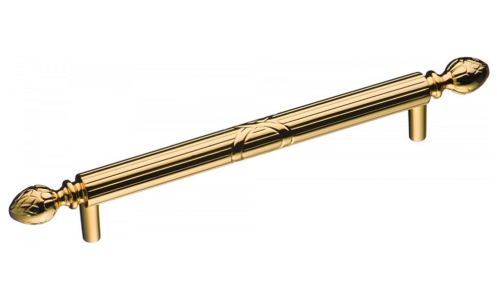 Ручка мебельная скоба 160мм золото BU 005.160.19 Brass / 69315 / оптом и в розницу / мебельная фурнитура "ЛАВР"