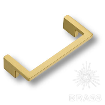 Brass 1080 Matt Gold ручка скоба современная классика, матовое золото 96 мм / 39148 / оптом и в розницу / мебельная фурнитура "ЛАВР"
