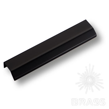 Ручка мебельная торцевая 160мм чёрный 8920 0160 AL6 Brass / 69381 / оптом и в розницу / мебельная фурнитура "ЛАВР"