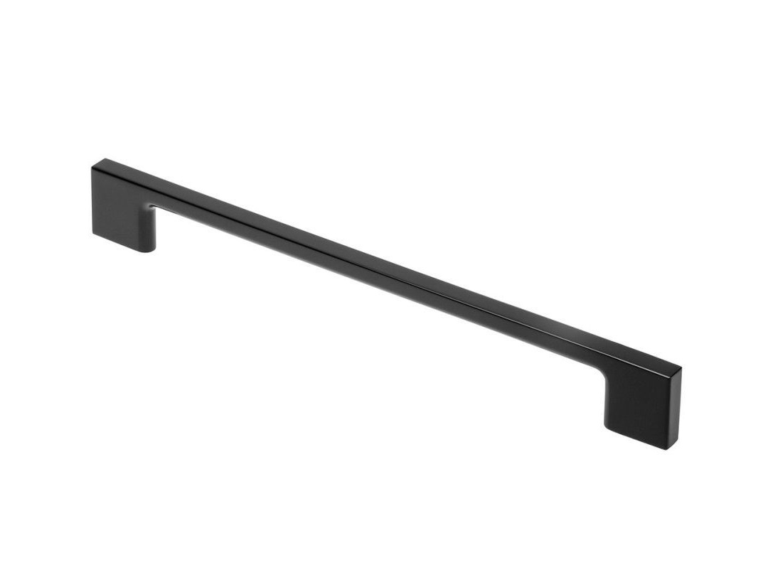 Ручка мебельная скоба 128мм черный UZ-819128-20 GTV / 69876 / оптом и в розницу / мебельная фурнитура "ЛАВР"