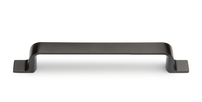 Ручка мебельная скоба 160мм черный матовый FS2053-160 TDM / 69187 / оптом и в розницу / мебельная фурнитура "ЛАВР"