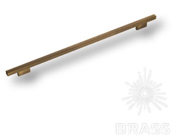 Ручка мебельная скоба 480мм бронза античная 7345 0480 MAB-MAB Brass / 69282 / оптом и в розницу / мебельная фурнитура "ЛАВР"