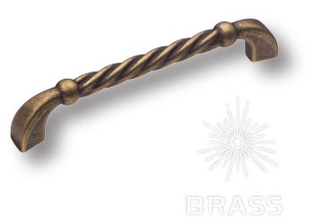 Ручка мебельная скоба 128мм бронза 7581-831 Brass / 39038 / оптом и в розницу / мебельная фурнитура "ЛАВР"