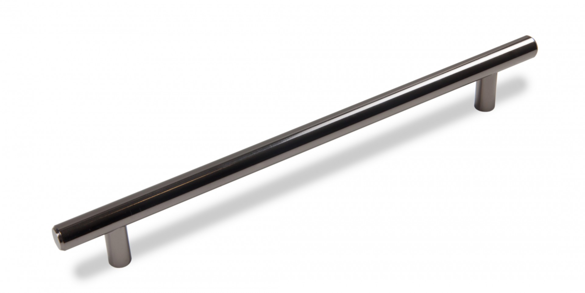 Ручка мебельная рейлинг 160мм черный никель RR002BN.5/160 Boyard / 719947-5 / оптом и в розницу / мебельная фурнитура "ЛАВР"