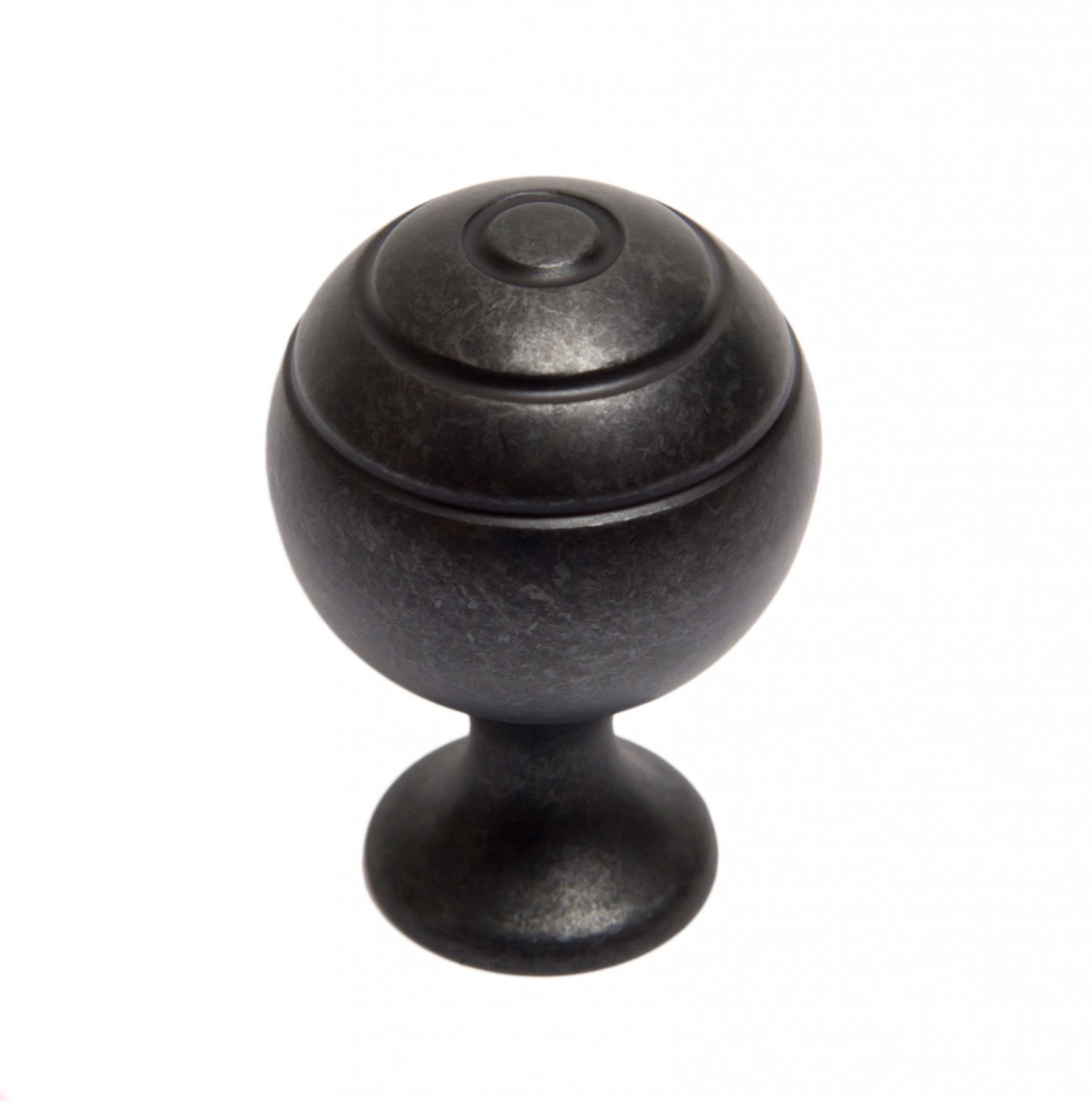 Ручка мебельная кнопка старинный черный RC446ABL.4 Boyard / 719932 / оптом и в розницу / мебельная фурнитура "ЛАВР"