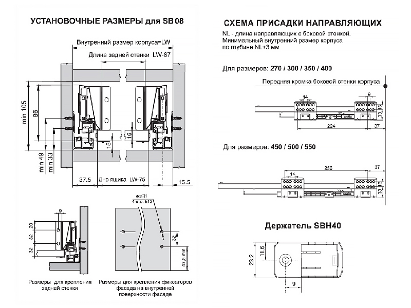 Фурнитура старт боярд мебельная