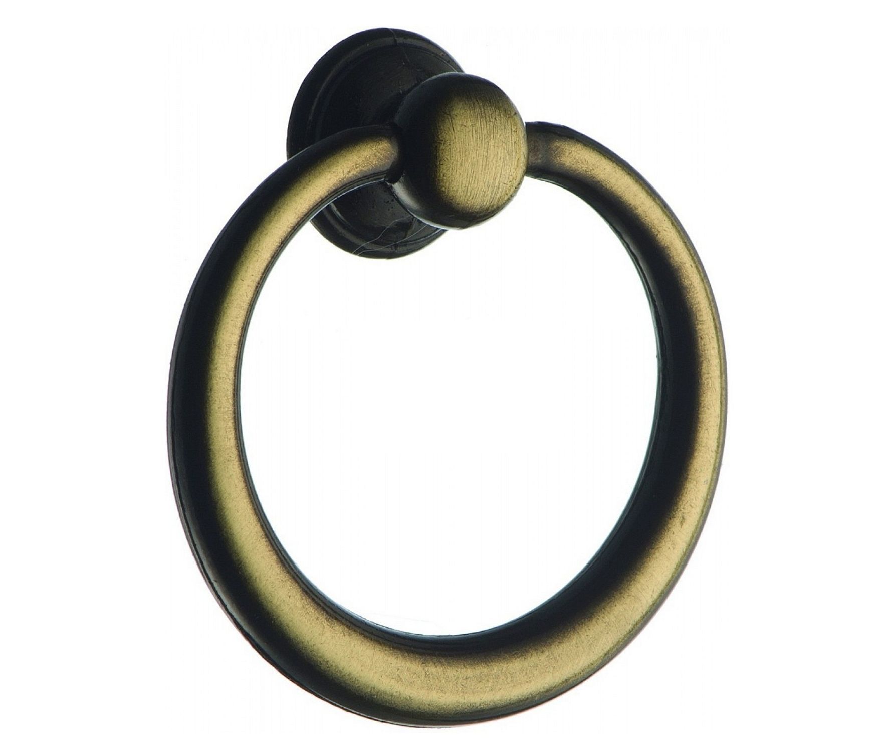 Ручка мебельная кнопка кольцо бронза 15.267.02.04 Brass / 69330 / оптом и в розницу / мебельная фурнитура "ЛАВР"