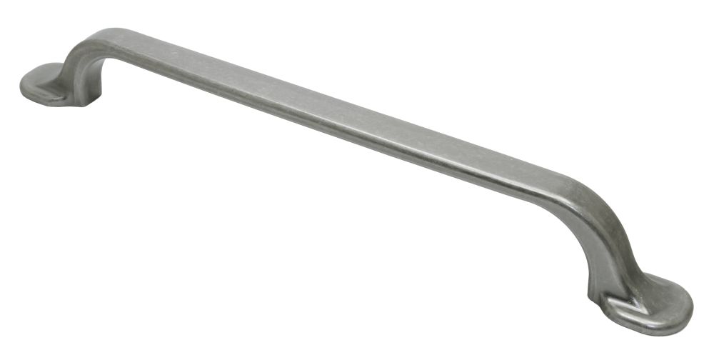 Ручка мебельная скоба ZA0499 DAN 160мм античный никель  / 69599 / оптом и в розницу / мебельная фурнитура "ЛАВР"