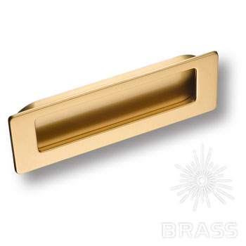 Ручка мебельная врезная матовое золото 3701-200 Brass / 69551 / оптом и в розницу / мебельная фурнитура "ЛАВР"