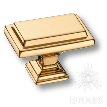 Ручка мебельная кнопка золото 15.368.00.19 Brass / 69869 / оптом и в розницу / мебельная фурнитура "ЛАВР"