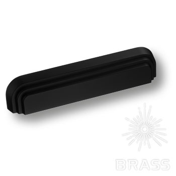 Brass 1180 160MP24 ручка раковина современная классика, чёрный 160 мм / 39286 / оптом и в розницу / мебельная фурнитура "ЛАВР"